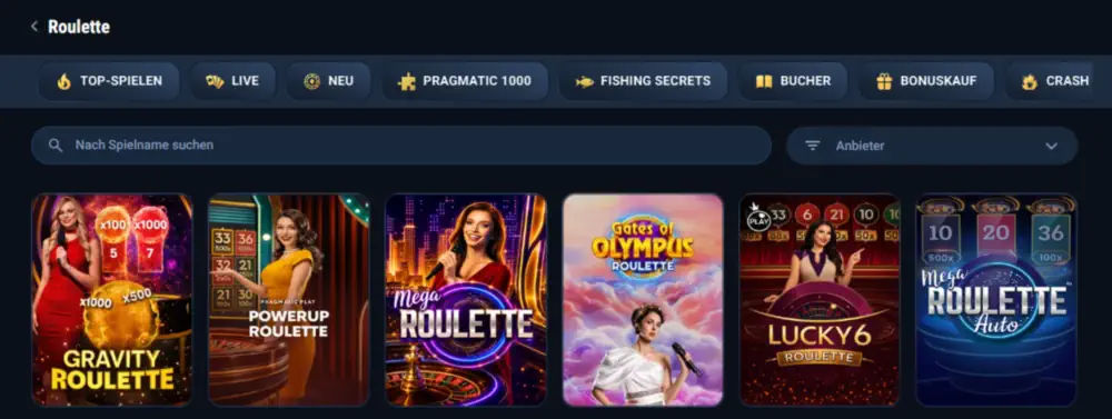 Wettzo Live Spiele